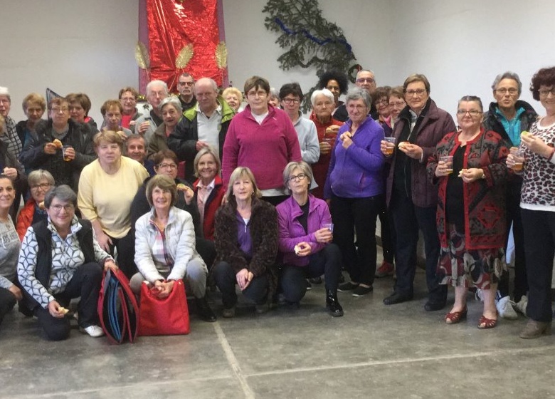 Galette des rois par le groupe de Gym-douce de Dominique Severin